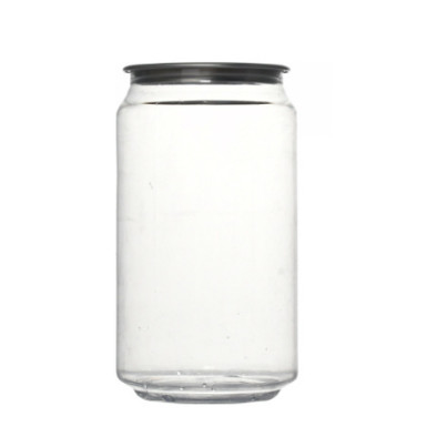 Pet Empty Bottles พลาสติกใสสำหรับน้ำชานม Leakproof